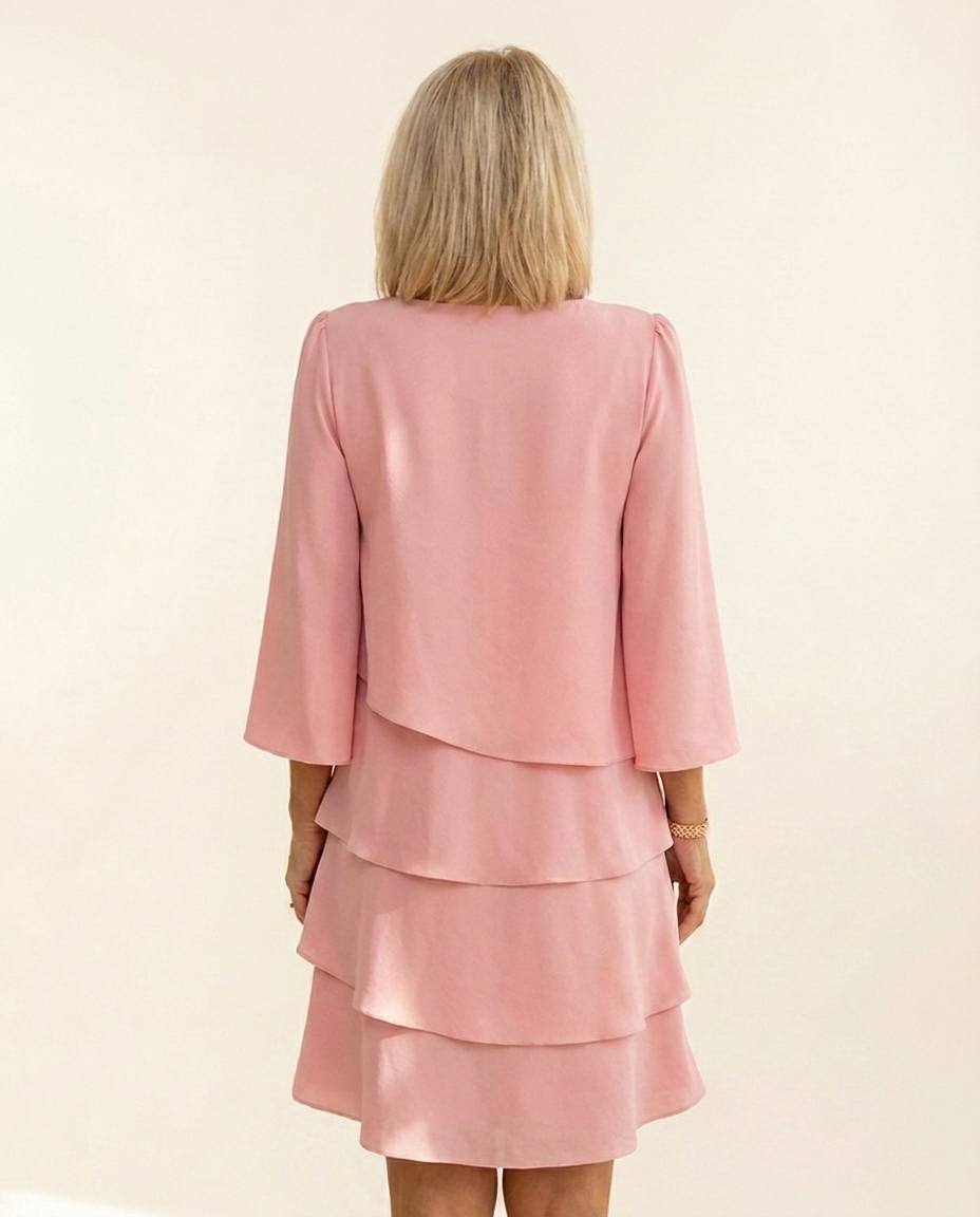 Isabel - Vestido Fluido y Elegante con Volantes