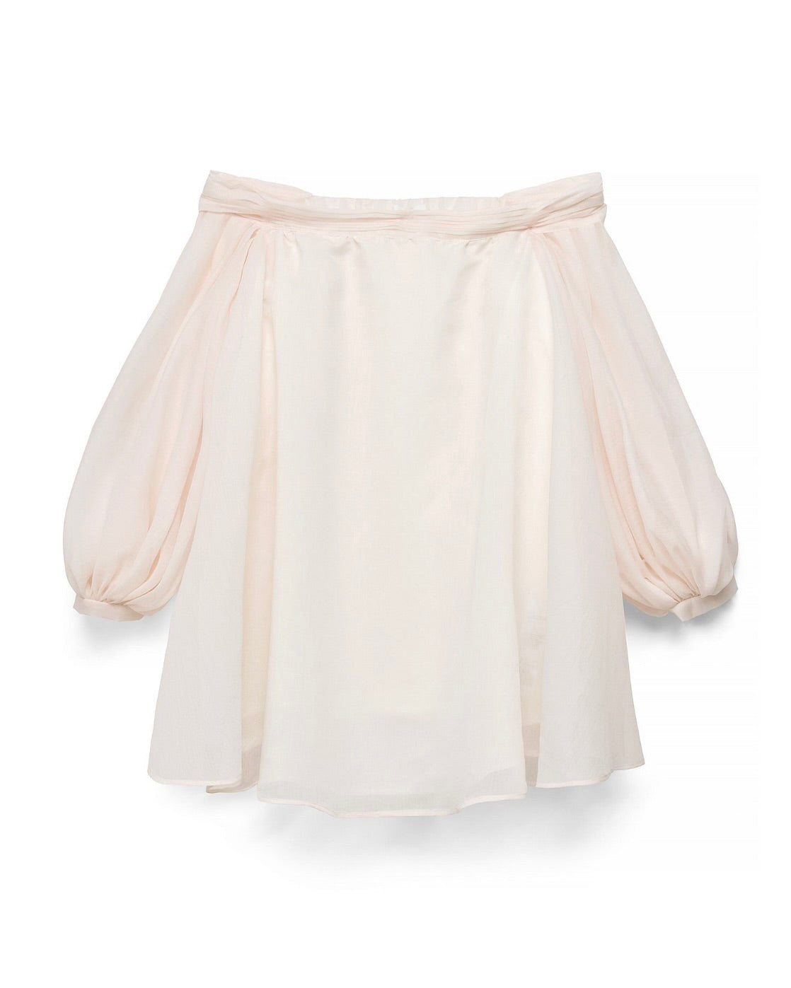 Minivestido Off-Shoulder de Organza