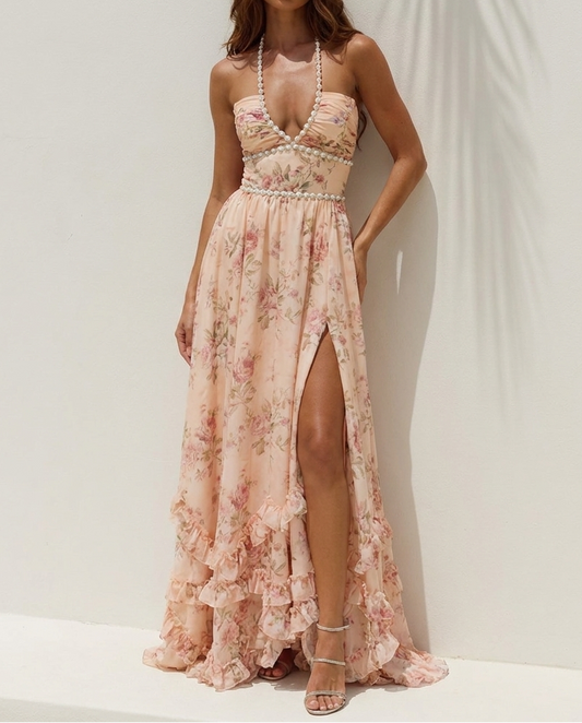 Nova - Vestido Maxi Floral Elegante