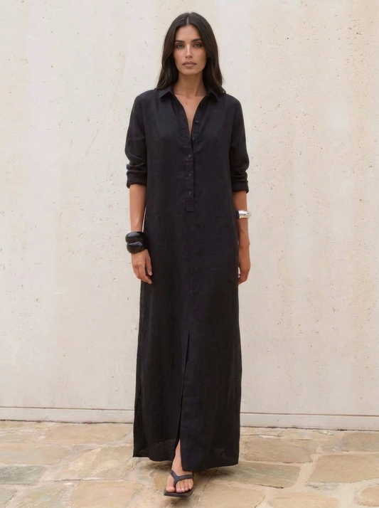 ELENA - Vestido Maxi Favorecedor y Versátil para el Día a Día