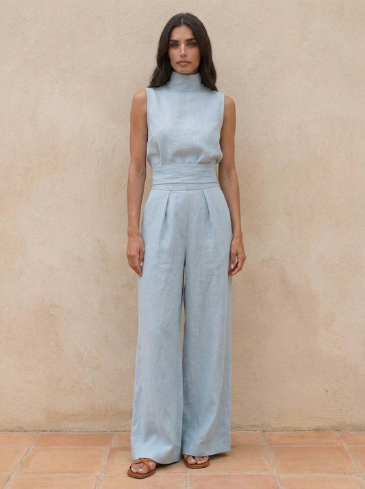 María - Conjunto Lino Minimalista